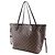 Borsa Tote Louis Vuitton Neverfull MM Marrone - vista 2