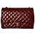 Chanel Timeless CF Maxi Borsa a mano in vernice rossa Rosso