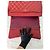 Chanel Timeless CF Maxi Borsa a mano in vernice rossa Rosso - vista 3