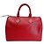 Borsa Louis Vuitton Speedy 25 in rosso castigliano