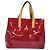 Borsa Reade Monogram Vernis PM di Louis Vuitton Rosso - vista 2