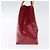 Borsa Reade Monogram Vernis PM di Louis Vuitton Rosso - vista 4