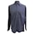 Camicia con bottoni Prada in cotone blu navy