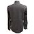 Camicia a righe con bottoni Gucci in cotone marrone Rosso - vista 3