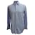 Camicia button-down testurizzata Brioni in cotone blu  - vista 1