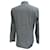 Prada gemusterte Button-Down-Hemd aus marineblauer Baumwolle - Ansicht 3