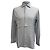 Gemusterte Button-Down-Hemd aus weißer Baumwolle von Ermenegildo Zegna