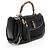 Bamboo Grande bolsa de couro neoprene com relevo GG da Gucci com tassel de bambu Preto - vista 2