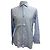 Camicia button-down in cotone blu Gingham Trofeo di Ermenegildo Zegna