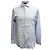 Gestreifte Button-Down-Hemd Trofeo Ermenegildo Zegna aus hellblauer Baumwolle