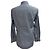Camicia button-down Prada a fantasia in cotone blu navy - vista 3