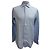 Camicia button-down testurizzata Ermenegildo Zegna in cotone blu