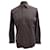 Camicia con bottoni Prada in cotone marrone Rosso