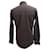 Camicia con bottoni Prada in cotone marrone Rosso - vista 3