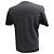 T-shirt a girocollo Prada in cotone grigio - vista 3