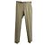Pantalones rectos Prada en poliéster beige