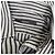 Camicia a righe con bottoni Gucci in cotone grigio - vista 4