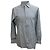 Camicia a righe con bottoni Trofeo Ermenegildo Zegna in cotone blu