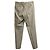 Pantaloni dritti Prada in viscosa beige - vista 3