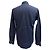 Camicia con bottoni in cotone blu navy di Prada - vista 3