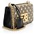Borsa a Spalla Piccola Gucci GG Supreme Bee Padlock Marrone Beige - vista 2