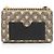 Borsa a Spalla Piccola Gucci GG Supreme Bee Padlock Marrone Beige - vista 3