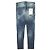 Autre Marque Pantalones de denim stretch slim de algodón Azul Azul oscuro - vista 2