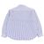 Everyday Camisa de flanela oversized acolchoada Balenciaga Branco Azul - vista 4