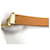 Pulsera de cuero Swift Double Tour Croisier Hermès Talla 17 Beige  - vista 11