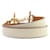 Pulsera de cuero Swift Double Tour Croisier Hermès Talla 17 Beige  - vista 4
