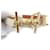 Pulsera de cuero Swift Double Tour Croisier Hermès Talla 17 Beige  - vista 6