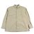 Camisa de algodón con logo bordado Gucci de manga larga Verde Caqui