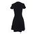 Valentino Rayon Kleid Schwarz - Ansicht 3
