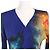 Issey Miyake POLYESTER-SET PP61-JO506/PP61-JG503 PLEATS PLEASE Blau Mehrfarben - Ansicht 4