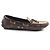 Scarpe da guida in pelle Gloria Lyne di Louis Vuitton Marrone Bronzo - vista 6