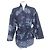 Camicia a maniche lunghe con ricamo di ape Christian Dior Blu Blu navy