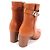 Hermès Saint Germain Kelly Metall-Leder Stiefel Braun - Ansicht 2