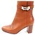 Hermès Saint Germain Kelly Metall-Leder Stiefel Braun - Ansicht 4