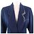 Autre Marque Set 2 in 1 ricamato con logo LEONARD FASHION e gioielli Blu - vista 4