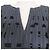 Issey Miyake Camiseta PLEATS PLEASE Cuerpo Principal Sin Mangas Castaño Negro - vista 4