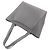 Autre Marque Borsa tote in pelle shrunk Manuel BONAVENTURA Grigio Grigio antracite - vista 6