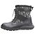 Dior Oblique Lederstiefel Schwarz - Ansicht 2