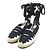 Loewe Espadrilles Leinensandalen Schwarz Beige