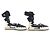 Loewe Espadrilles Leinensandalen Schwarz Beige - Ansicht 5