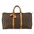 Borsa Keepall Louis Vuitton in tela Monogram 50 Marrone