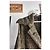 Autre Marque Abrigo de tweed con cuello de solapa Castaño Multicolor - vista 9
