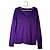 Autre Marque Pedro Del Hierro Lila Wollpullover mit Kristallen