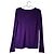 Autre Marque Pedro Del Hierro Lila Wollpullover mit Kristallen - Ansicht 5