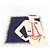 Chanel Mademoiselle Gripoix Colored Stone Scarf Beige Navy blue
