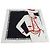 Chanel Mademoiselle Muster Schal Schwarz Rot Beige